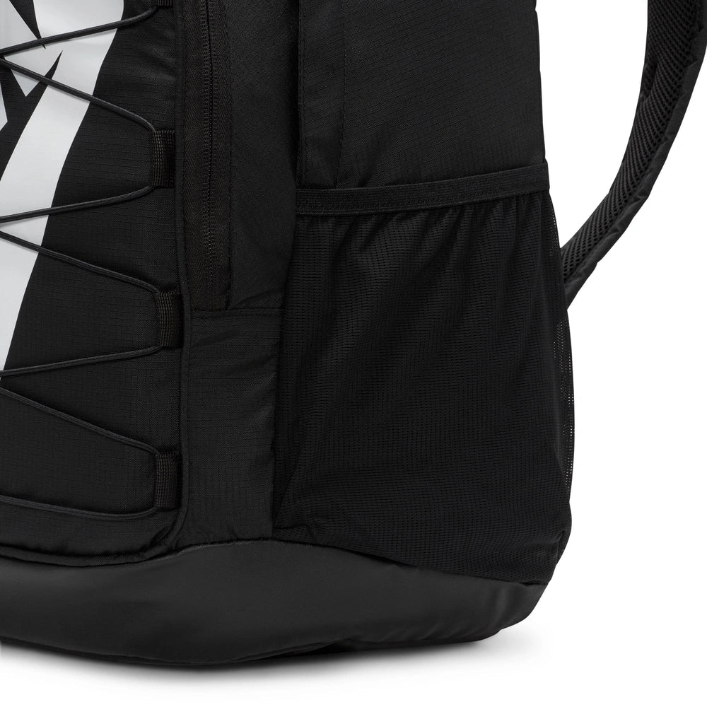 Side image of the Hayward Backpack in Black White