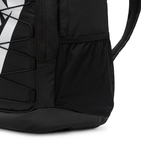 Side image of the Hayward Backpack in Black White