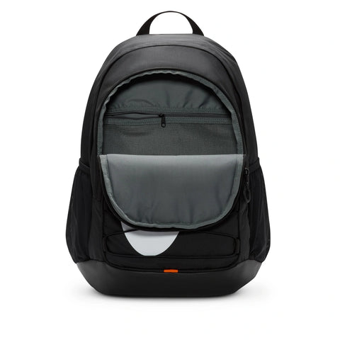 Image of the Small Front Pocket of the Hayward Backpack in Black White