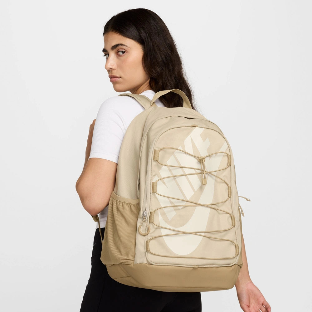 Lifestyle image of the Hayward Backpack in Desert