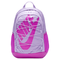 Main view of the Nike Hayward Backpack in Hyper Violet colourway, kids model