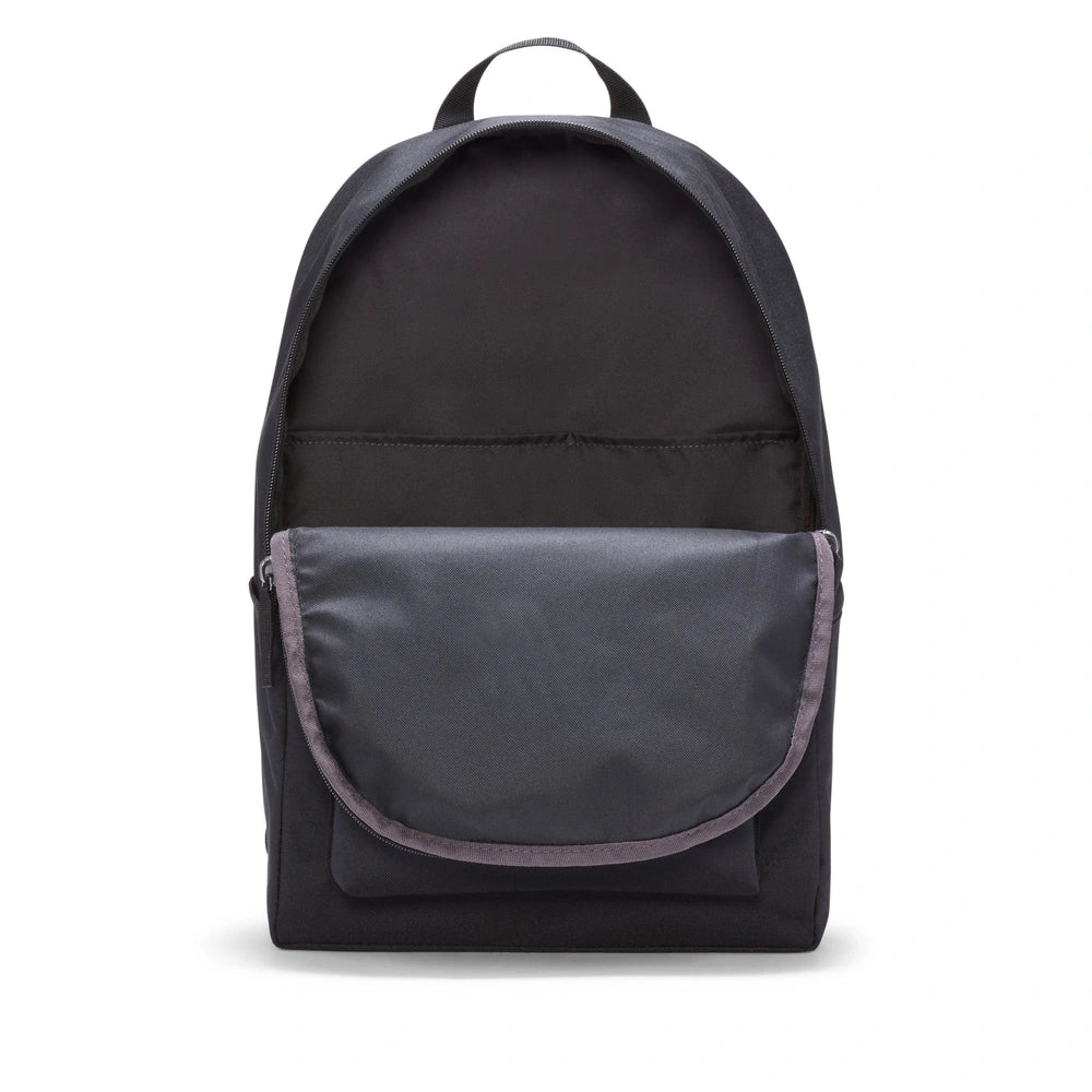 Image of the Main Pocket of the Heritage Backpack side in Black