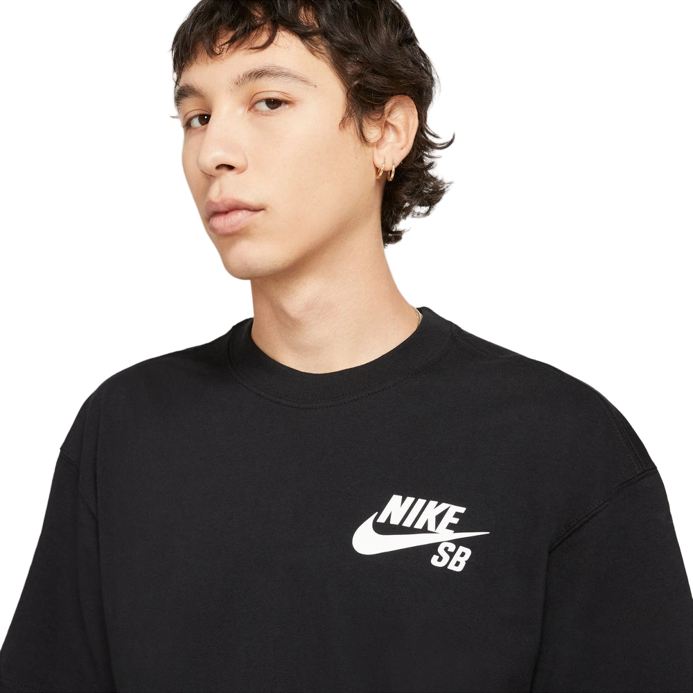 Close image of upper SB Tee in Black