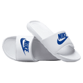 Main view of the Nike Victori One Sandals in White colourway, unisex model