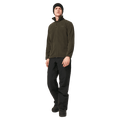 Full-body view of the Oakley Best Cedar Rc Insulated Ski Pants in Blackout colourway, mens's model