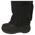 Detail view of the Oakley Best Cedar Rc Insulated Ski Pants in Blackout colourway, mens's model