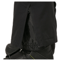 Detail view of the Oakley Best Cedar Rc Insulated Ski Pants in Blackout colourway, mens's model