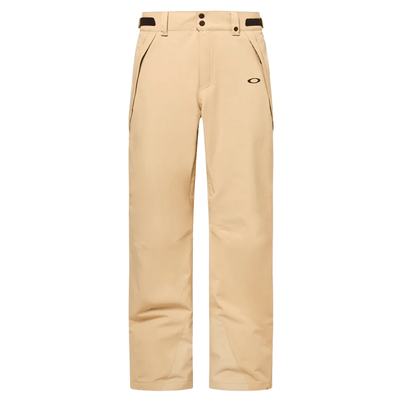 Main view of the Oakley Best Cedar Rc Insulated Ski Pants in Pebble colourway, mens's model