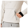 Pocket view of the Oakley Butter Tech Fleece in Mist and Cement colourway, men's model