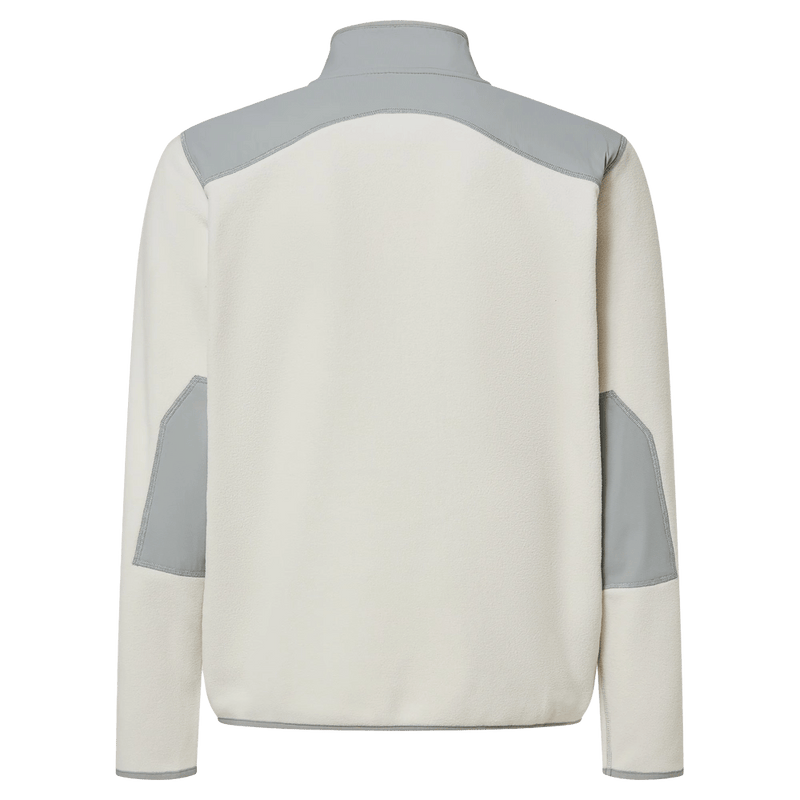 Back view of the Oakley Butter Tech Fleece in Mist and Cement colourway, men's model