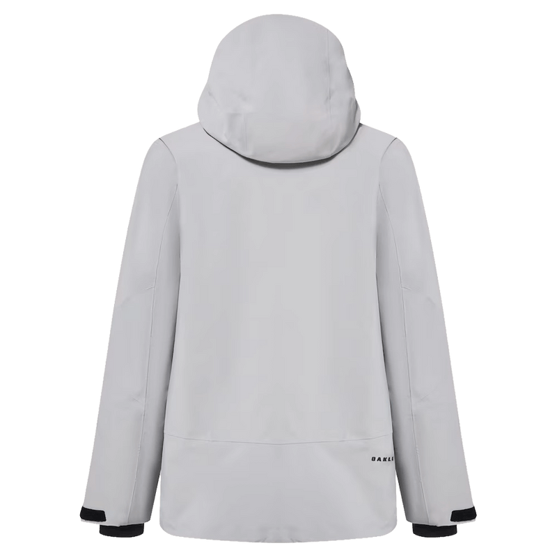 Back view of the Oakley Canopy Insulated Ski Jacket in Cement colourway, men's model