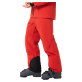 Main view of the Oakley Canopy Insulated Ski Pants in HIBISCUS RED colourway, men's model