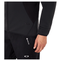 Pocket view of the Oakley Drift Tech Fleece Hoodie in Black colourway, men's model