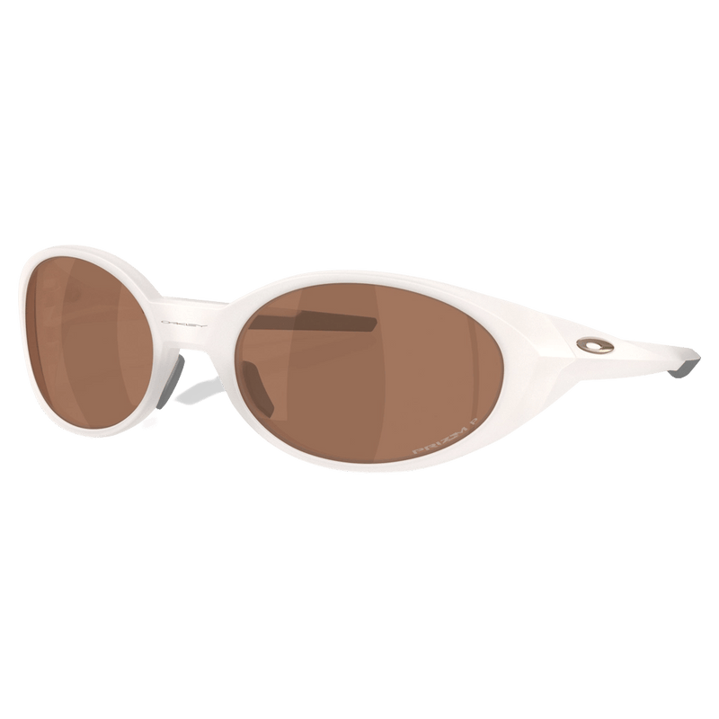 Main view of the Oakley Eye Jacket Redux Sunglasses in Matte Vapor, Prizm Tungsten lens, unisex model