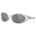 Main view of the Oakley Eyejacket Redux Sunglasses in Silver colourway, unisex's model