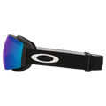 Side view of the Oakley Flight Deck Pro XM Goggles in Black, Prizm Argon and Iced lens, unisex model