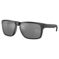 Main view of the Oakley Holbrook Sunglasses in Matte Black, Prizm Black Polarised lens, unisex model