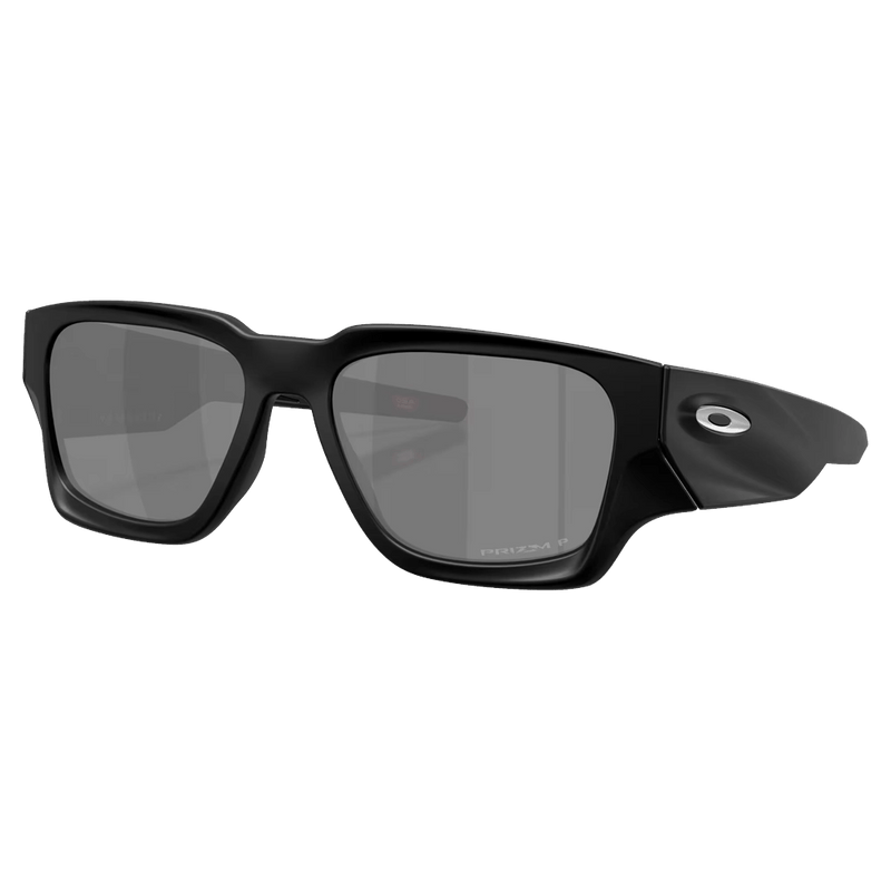 Main view of the Oakley Instagator Sunglasses in Matte Black colourway, unisex's model