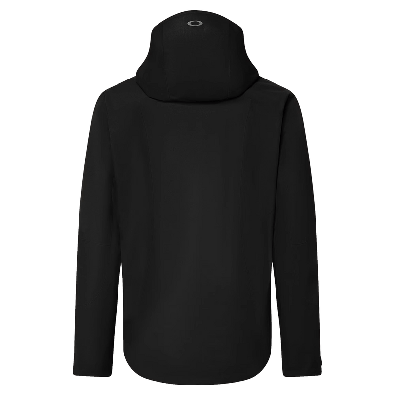 Front view of the Oakley Kendall Rc Shell 2.0 Ski Jacket in Blackout colourway, men's model