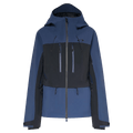 Main view of the Oakley Kendall Rc Shell Ski Jacket in ABYSS and BLACK colourway, women's model