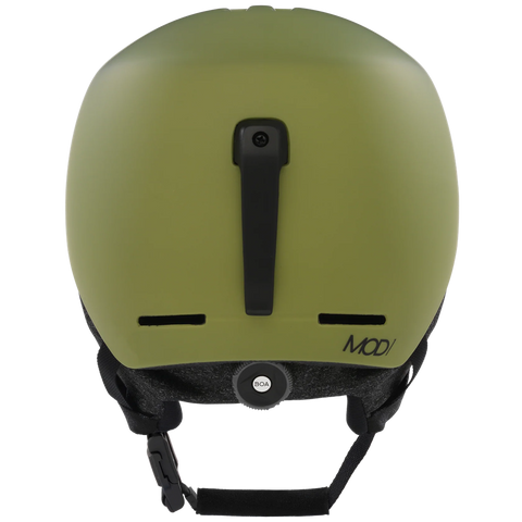 Back view of Oakley Mod 1 snow Helmet in Matte Fern featuring Mip protection, BOA fit system and magnetic fidlock
