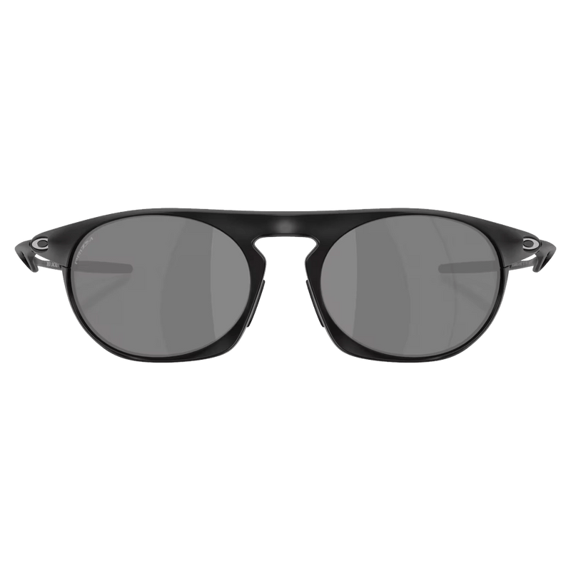 Front view of the Oakley Neo Jacket Sunglasses in Matte Black colourway, unisex's model