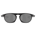 Front view of the Oakley Neo Jacket Sunglasses in Matte Black colourway, unisex's model