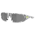 Main view of the Oakley Neogotma Sunglasses in White Bengal colourway, unisex's model