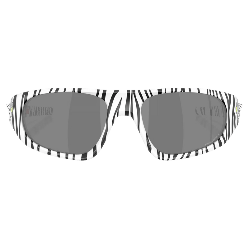 Front view of the Oakley Neogotma Sunglasses in White Bengal colourway, unisex's model