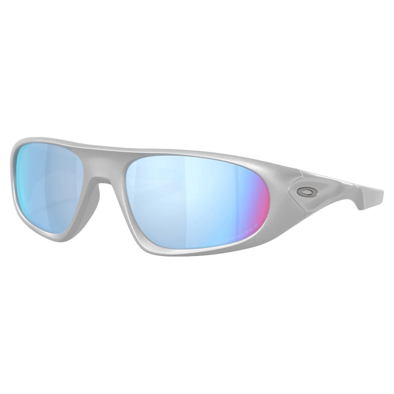 Main view of the Oakley Neogotma Sunglasses in X-Silver colourway, unisex's model