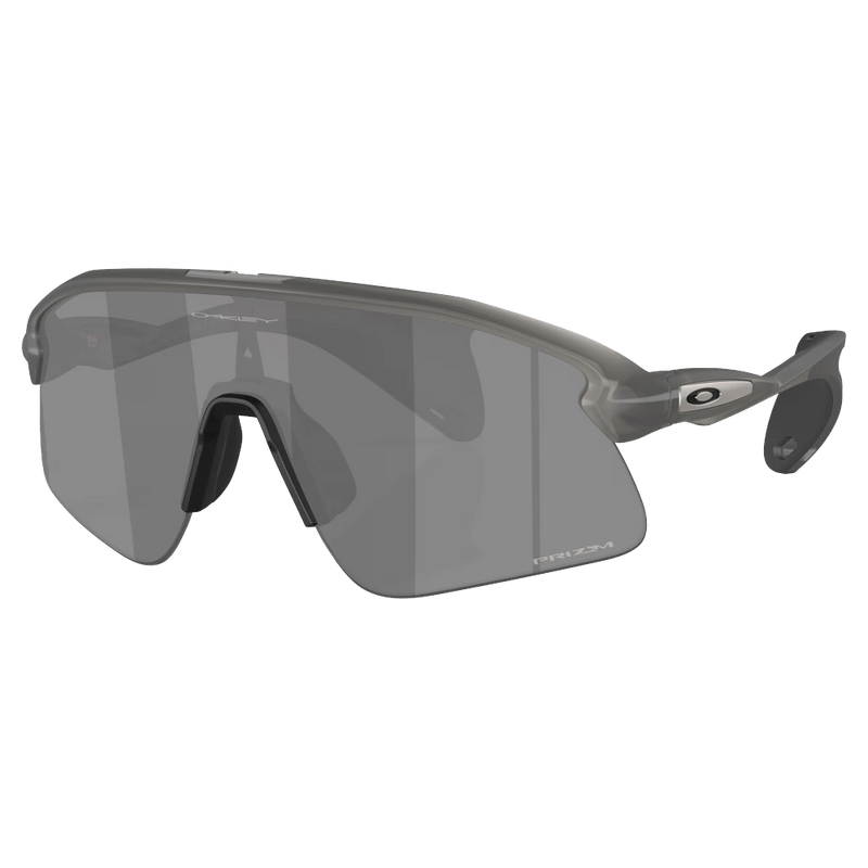Main view of the Oakley Stunt Devil Sunglasses in Grey Smoke colourway, unisex's model