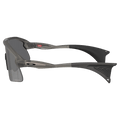 Side view of the Oakley Stunt Devil Sunglasses in Grey Smoke colourway, unisex's model