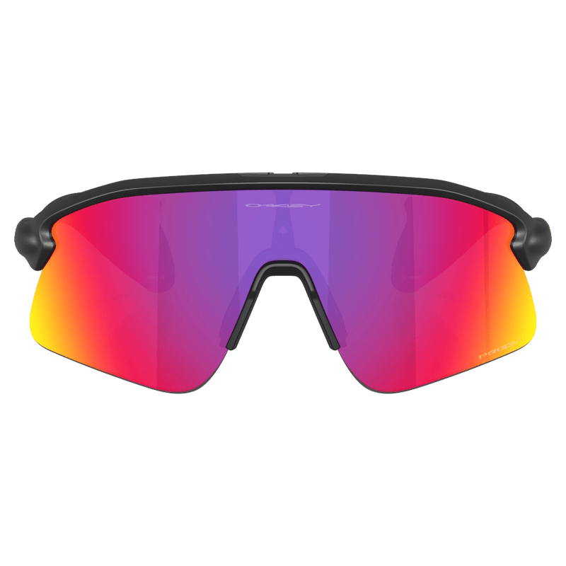 Front view of the Oakley Stunt Devil Sunglasses in Matte Black colourway, unisex's model
