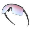 Alternative view of the Oakley Sutro Lite Sunglasses in Matte Carbon, Prizm Snow Sapphire lens, unisex model