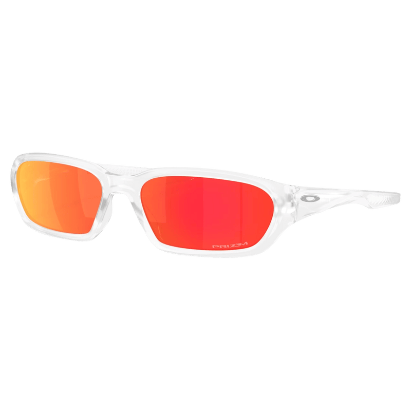 Main view of the Oakley Terraforma Sunglasses in Matte Clear colourway, unisex's model