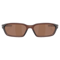 Front view of the Oakley Terraforma Sunglasses in Matte Rootbeer colourway, unisex's model