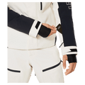Pass pocket view of the Oakley Tnp Tbt Insulated Ski Jacket in Mist colourway, unisex's model