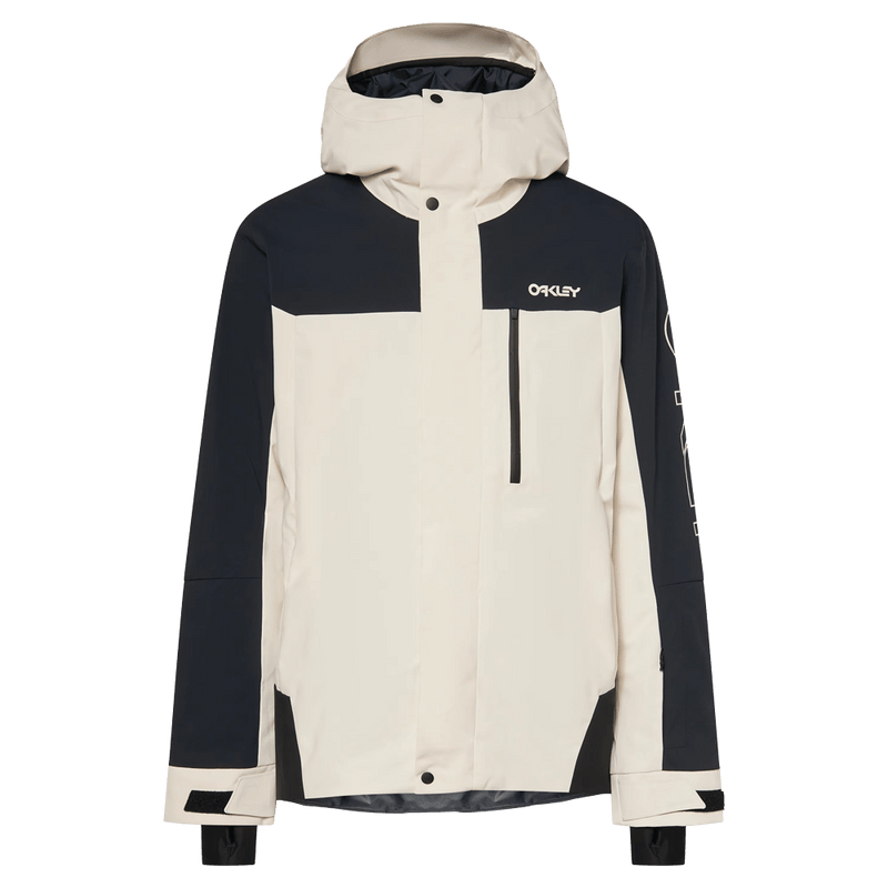 Main view of the Oakley Tnp Tbt Insulated Ski Jacket in Mist colourway, unisex's model