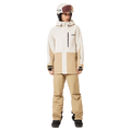 Front view of the Oakley Tnp Tbt Insulated Ski Jacket in Mist and Black colourway, women's model