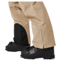 Detail view of the Oakley Unbound Gore-Tex Shell 2.0 Ski Pants in Pebble colourway, men's model