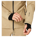 Wrist view of the Oakley Unbound Gore-Tex Shell 2.0 Ski Jacket in Pebble colourway, men's model