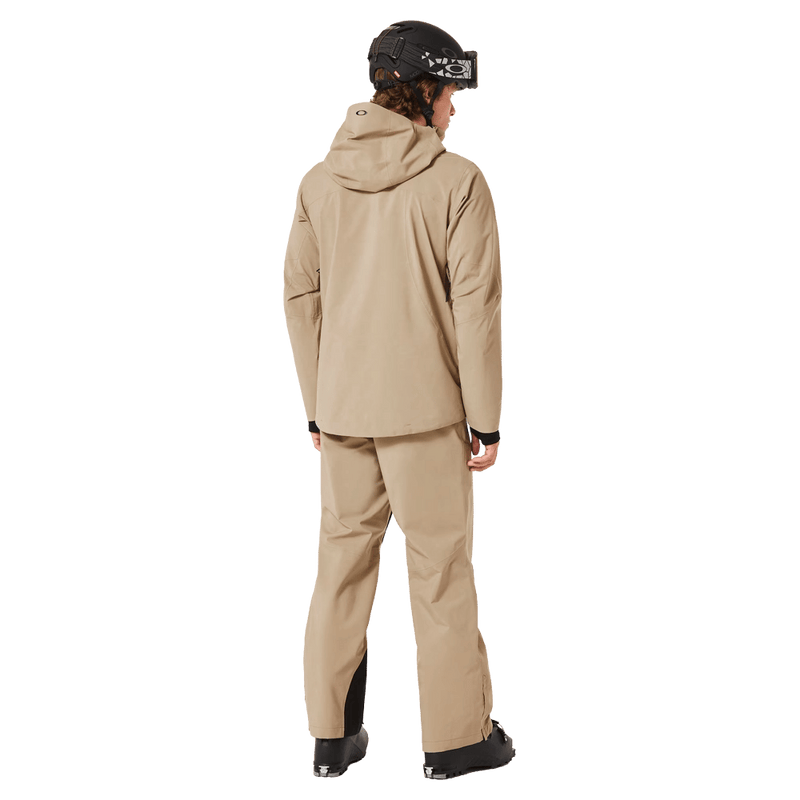 Back view of the Oakley Unbound Gore-Tex Shell 2.0 Ski Pants in Pebble colourway, men's model
