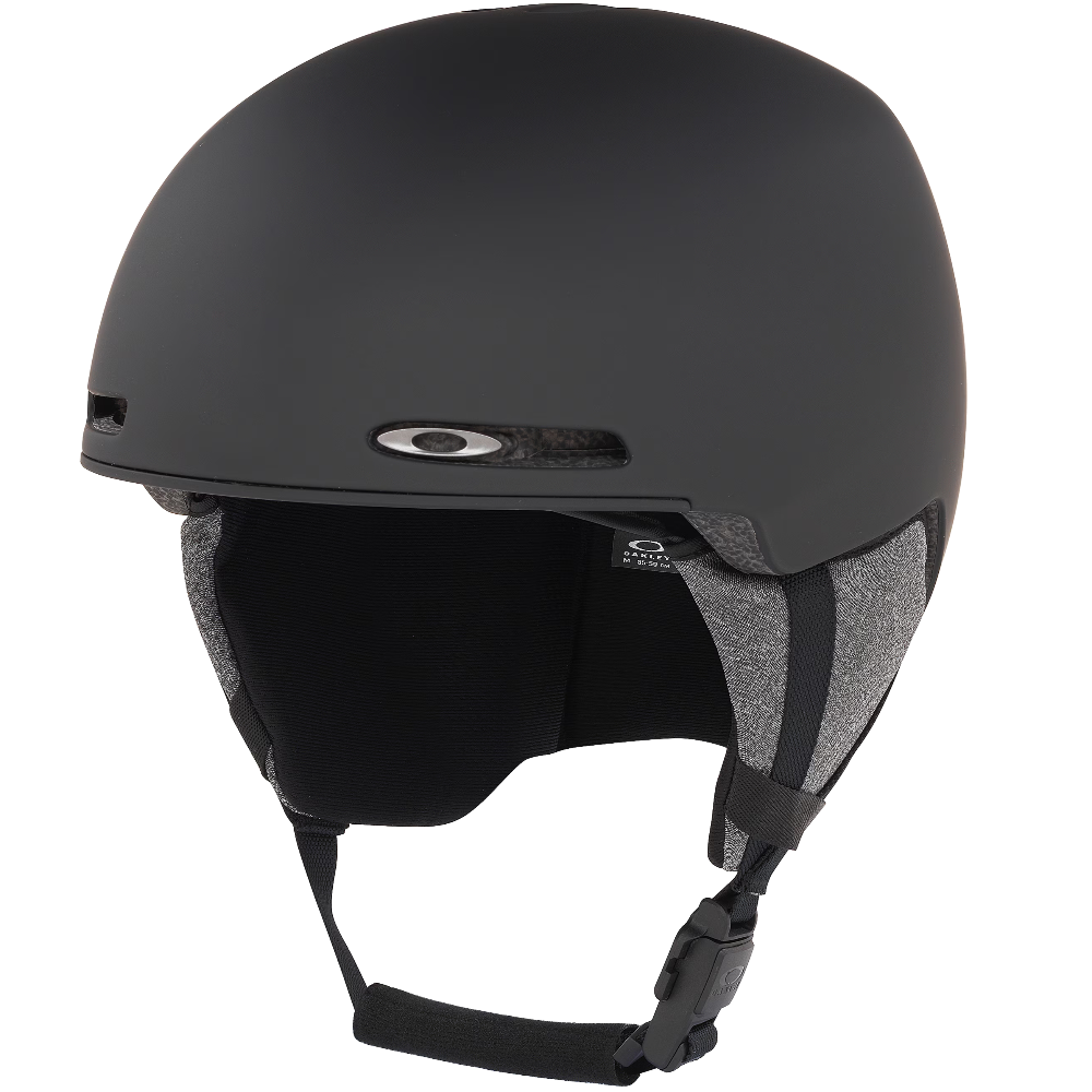 Okaley Mod 1 snow Asian Fit Helmet in Blackout featuring Mip protection, BOA fit system and magnetic fidlock