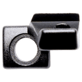 Main view of the One Up V3 Dropper Post Remote Clamp in Black colourway, SRAM MMX Adapter model