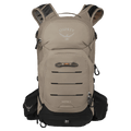 Front view of the Osprey Raptor 14L Hydration Bag in Grey colourway, men model