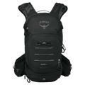 Front view of the Osprey Raven 14 Hydration Bag in Black colourway, women model
