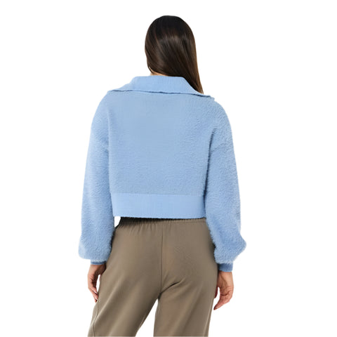 Greenpoint Knit Zip Neck Jumper - Womens