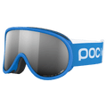 Main view of the Poc POCito Retina Goggles in Flourescent Blue colourway, kids's model