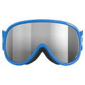 Front view of the Poc POCito Retina Goggles in Flourescent Blue colourway, kids's model