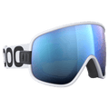 Side view of the Poc Vitrea Goggles in Hidrogen White colourway, unisex's model